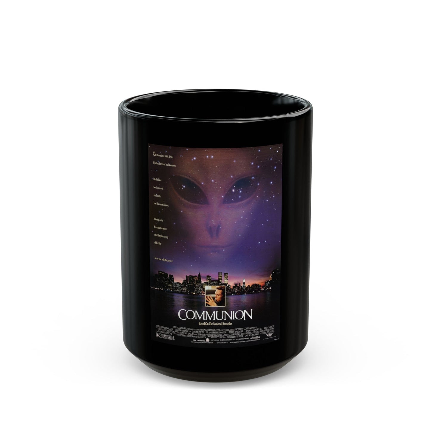 COMMUNION 1989 Movie Poster - Black Coffee Mug-15oz-The Sticker Space