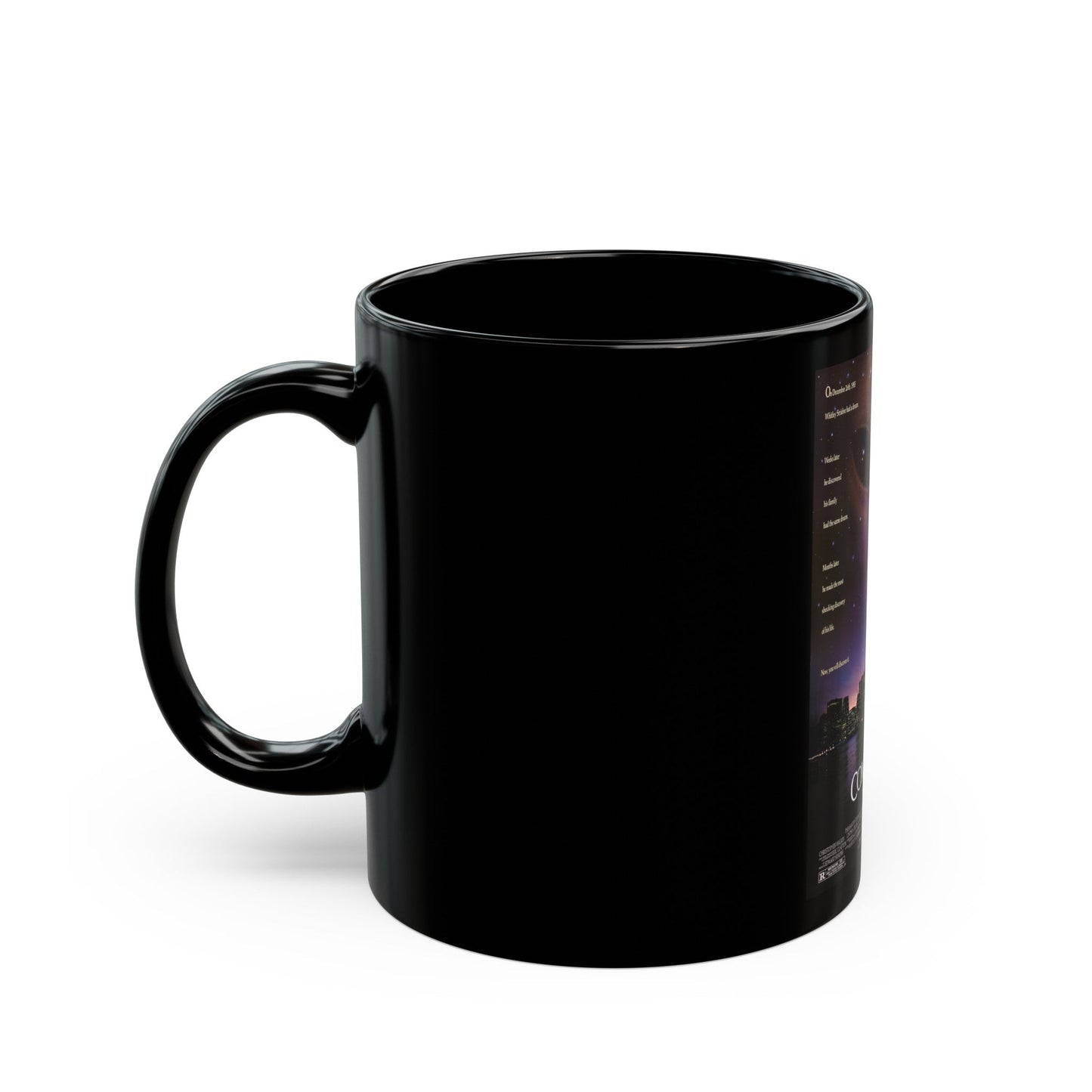 COMMUNION 1989 Movie Poster - Black Coffee Mug-The Sticker Space