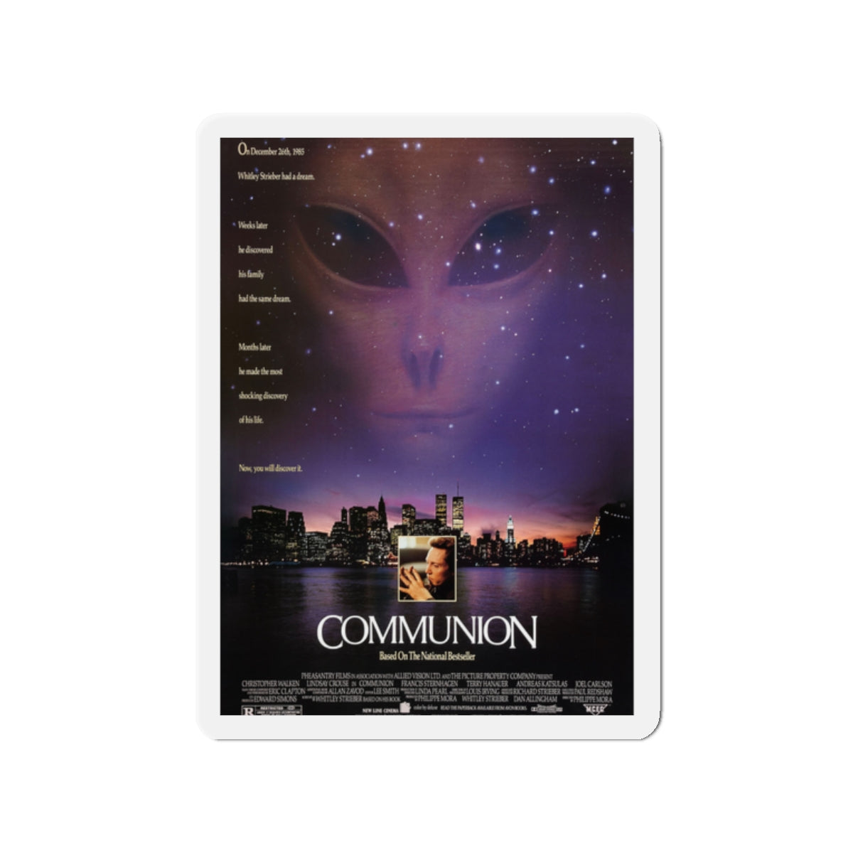 COMMUNION 1989 Movie Poster - Die-Cut Magnet-2" x 2"-The Sticker Space