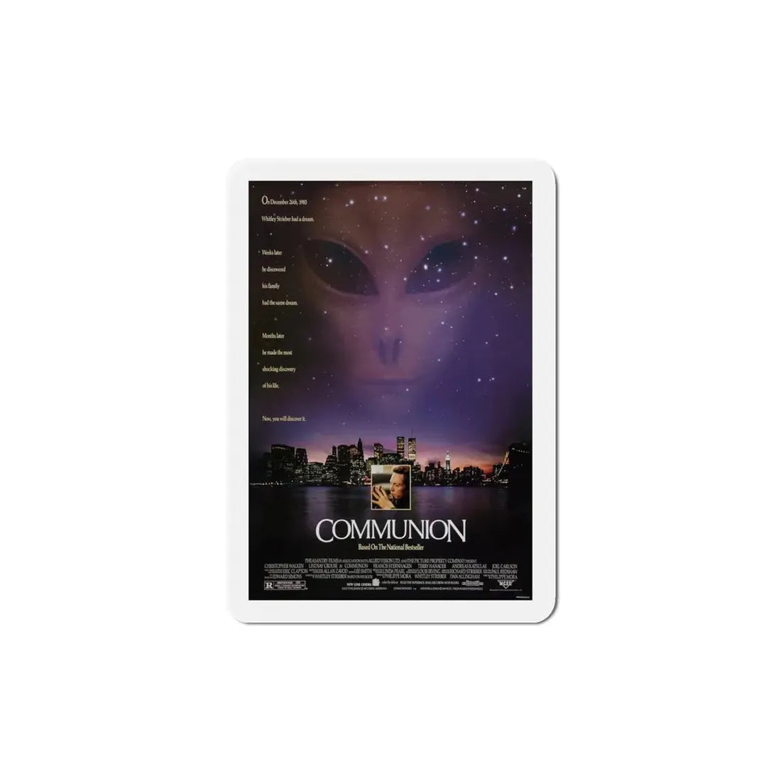 Communion 1989 Movie Poster Refrigerator Magnet - The Sticker Space