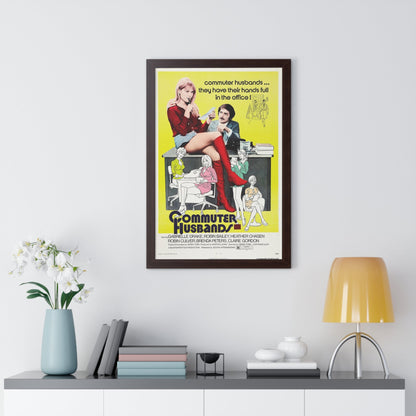 COMMUTER HUSBANDS 1973 - Framed Movie Poster-The Sticker Space