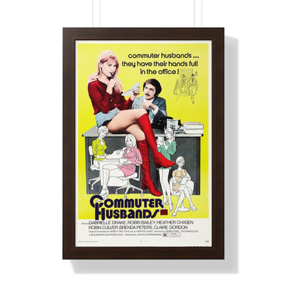 COMMUTER HUSBANDS 1973 - Framed Movie Poster-16″ x 24″-The Sticker Space