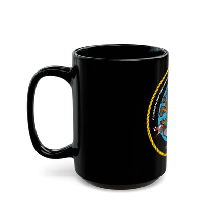 COMNAVELSG Cargo Handlers Commander Navy Expeditionary Logistics Support Group (U.S. Navy) Black Coffee Mug-The Sticker Space