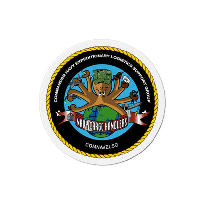 COMNAVELSG Cargo Handlers Commander Navy Expeditionary Logistics Support Group (U.S. Navy) Die-Cut Magnet-2" x 2"-The Sticker Space