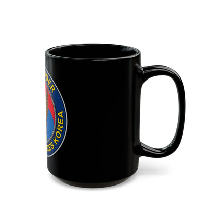 COMNAVFOR Korea Commander Naval Forces Korea (U.S. Navy) Black Coffee Mug-The Sticker Space