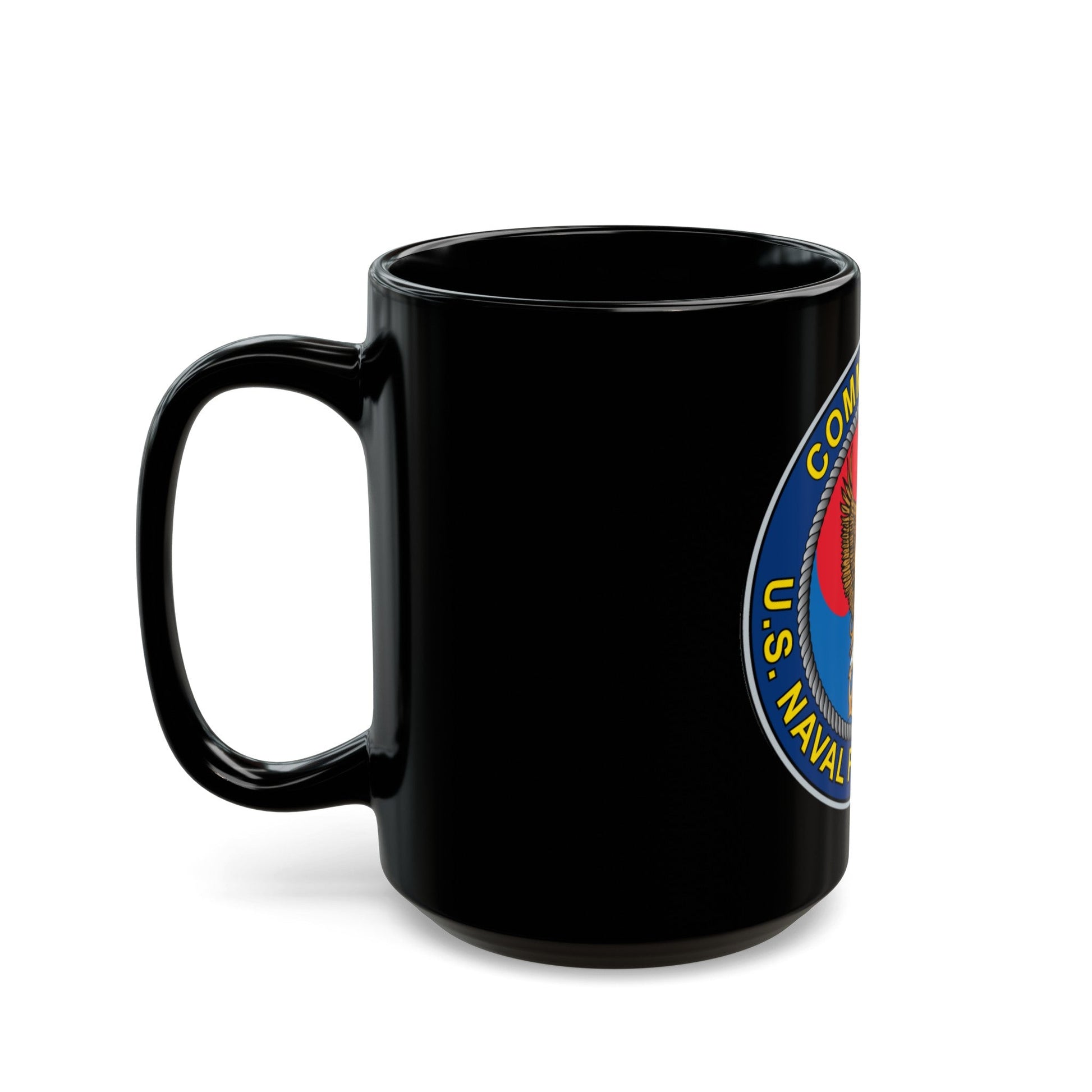 COMNAVFOR Korea Commander Naval Forces Korea (U.S. Navy) Black Coffee Mug-The Sticker Space