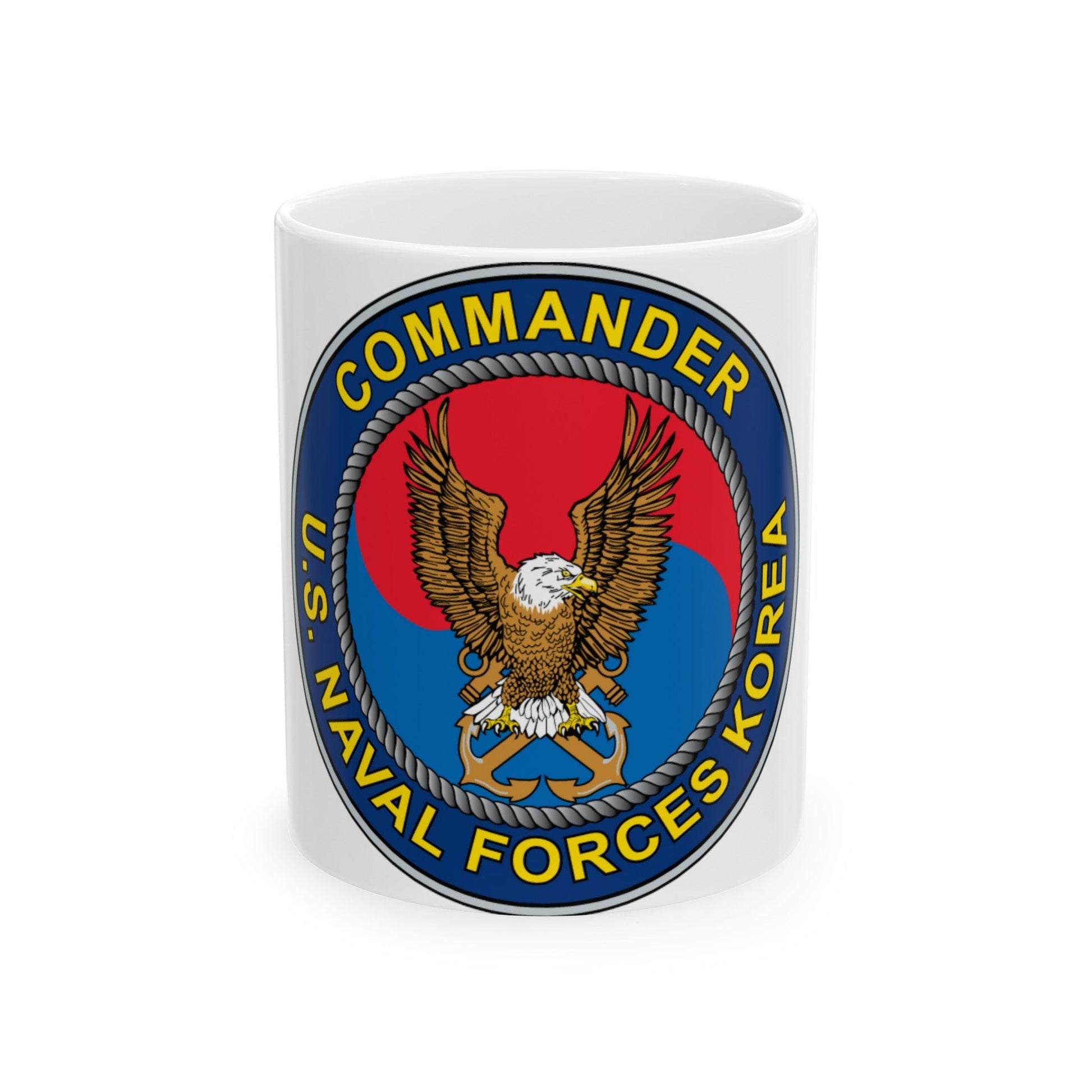 COMNAVFOR Korea Commander Naval Forces Korea (U.S. Navy) White Coffee Mug-11oz-The Sticker Space