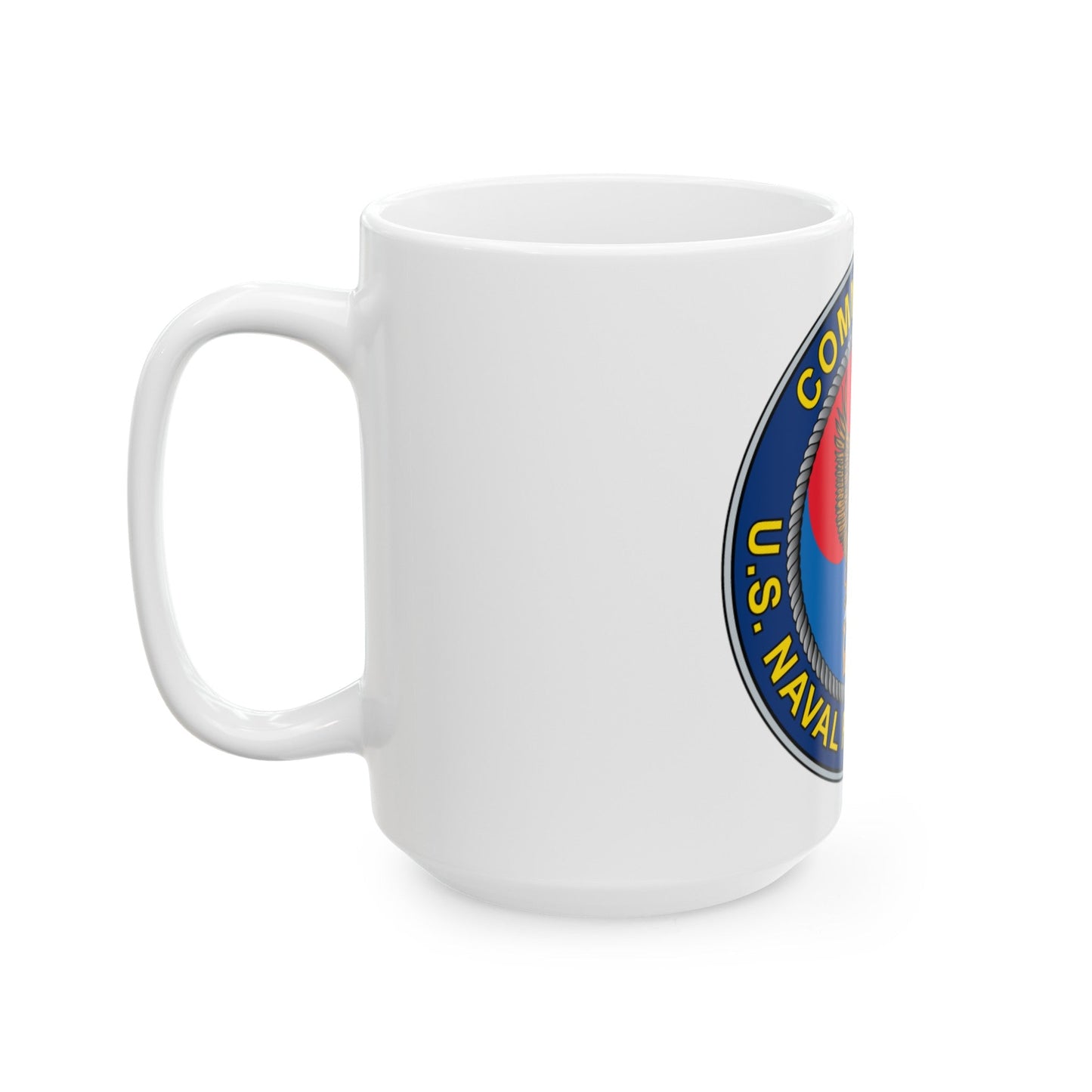 COMNAVFOR Korea Commander Naval Forces Korea (U.S. Navy) White Coffee Mug-The Sticker Space