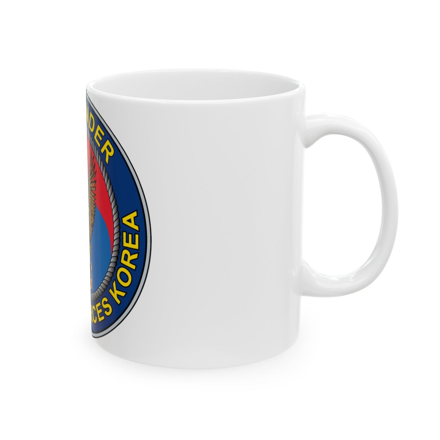 COMNAVFOR Korea Commander Naval Forces Korea (U.S. Navy) White Coffee Mug-The Sticker Space