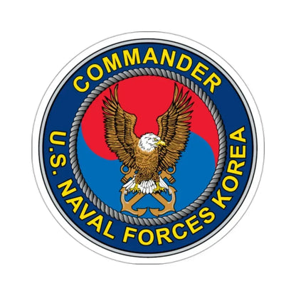 COMNAVFOR Korea Commander Naval Forces Korea (U.S. Navy) STICKER Vinyl Kiss-Cut Decal 2 Inch White - The Sticker Space