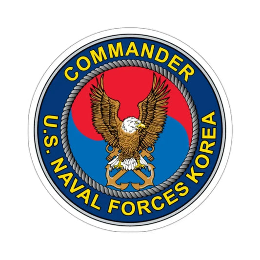 COMNAVFOR Korea Commander Naval Forces Korea (U.S. Navy) STICKER Vinyl Kiss-Cut Decal 2 Inch White - The Sticker Space