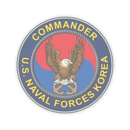 COMNAVFOR Korea Commander Naval Forces Korea (U.S. Navy) STICKER Vinyl Kiss-Cut Decal 6 Inch Transparent - The Sticker Space