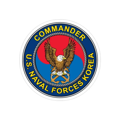 COMNAVFOR Korea Commander Naval Forces Korea (U.S. Navy) Transparent STICKER Die-Cut Vinyl Decal 2 Inch Transparent - The Sticker Space