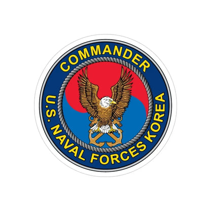 COMNAVFOR Korea Commander Naval Forces Korea (U.S. Navy) Transparent STICKER Die-Cut Vinyl Decal - The Sticker Space