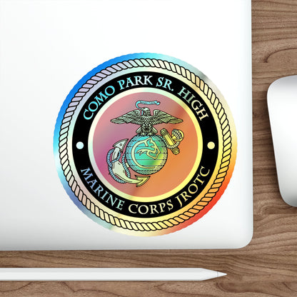 Como Park Sr High Marine Corps Jrotc (USMC) Holographic STICKER Die-Cut Vinyl Decal-The Sticker Space