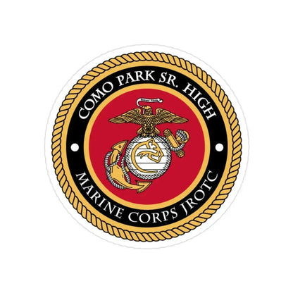 Como Park Sr High Marine Corps Jrotc (USMC) Transparent STICKER Die-Cut Vinyl Decal - The Sticker Space