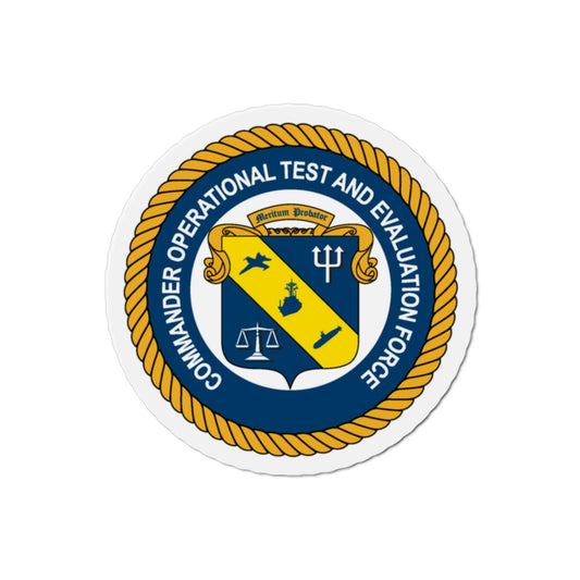 COMOPTEVFOR Commander Operational Test & Evaluation Force (U.S. Navy) Die-Cut Magnet-2" x 2"-The Sticker Space