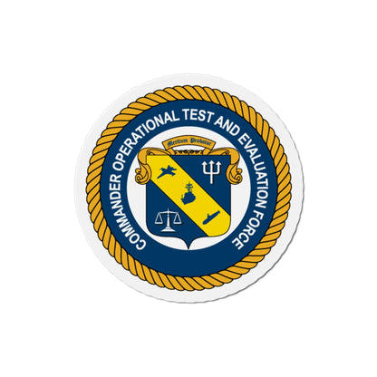 COMOPTEVFOR Commander Operational Test & Evaluation Force (U.S. Navy) Die-Cut Magnet-3" x 3"-The Sticker Space