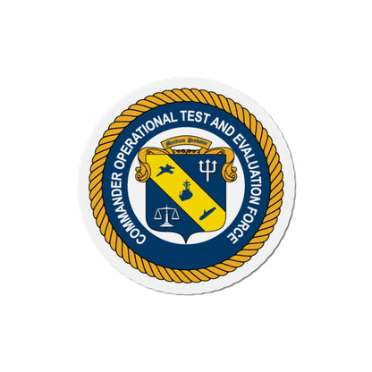 COMOPTEVFOR Commander Operational Test & Evaluation Force (U.S. Navy) Die-Cut Magnet-5" x 5"-The Sticker Space