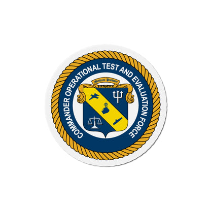 COMOPTEVFOR Commander Operational Test & Evaluation Force (U.S. Navy) Die-Cut Magnet-6 × 6"-The Sticker Space