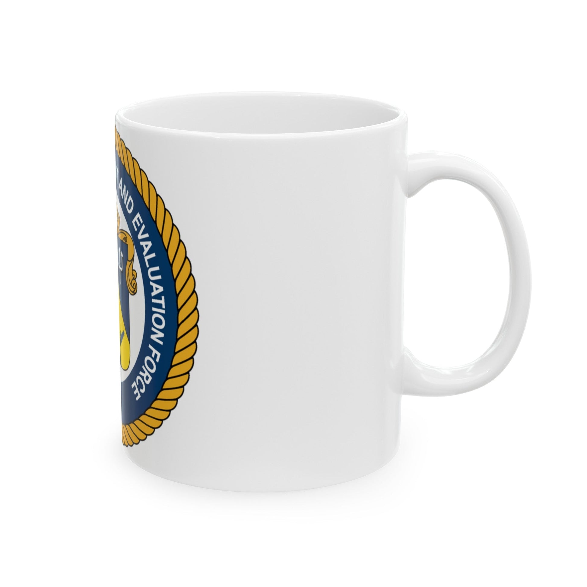 COMOPTEVFOR Commander Operational Test & Evaluation Force (U.S. Navy) White Coffee Mug-The Sticker Space