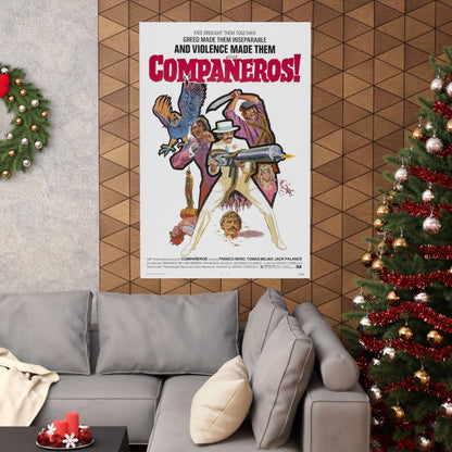 COMPANEROS 1970 - Paper Movie Poster-The Sticker Space