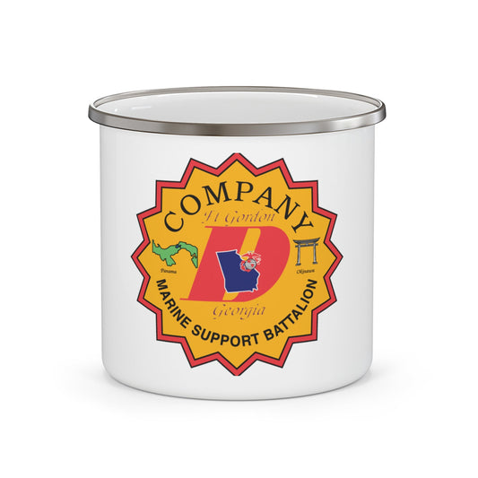 Company D Georgia (USMC) Enamel Mug-12oz-The Sticker Space