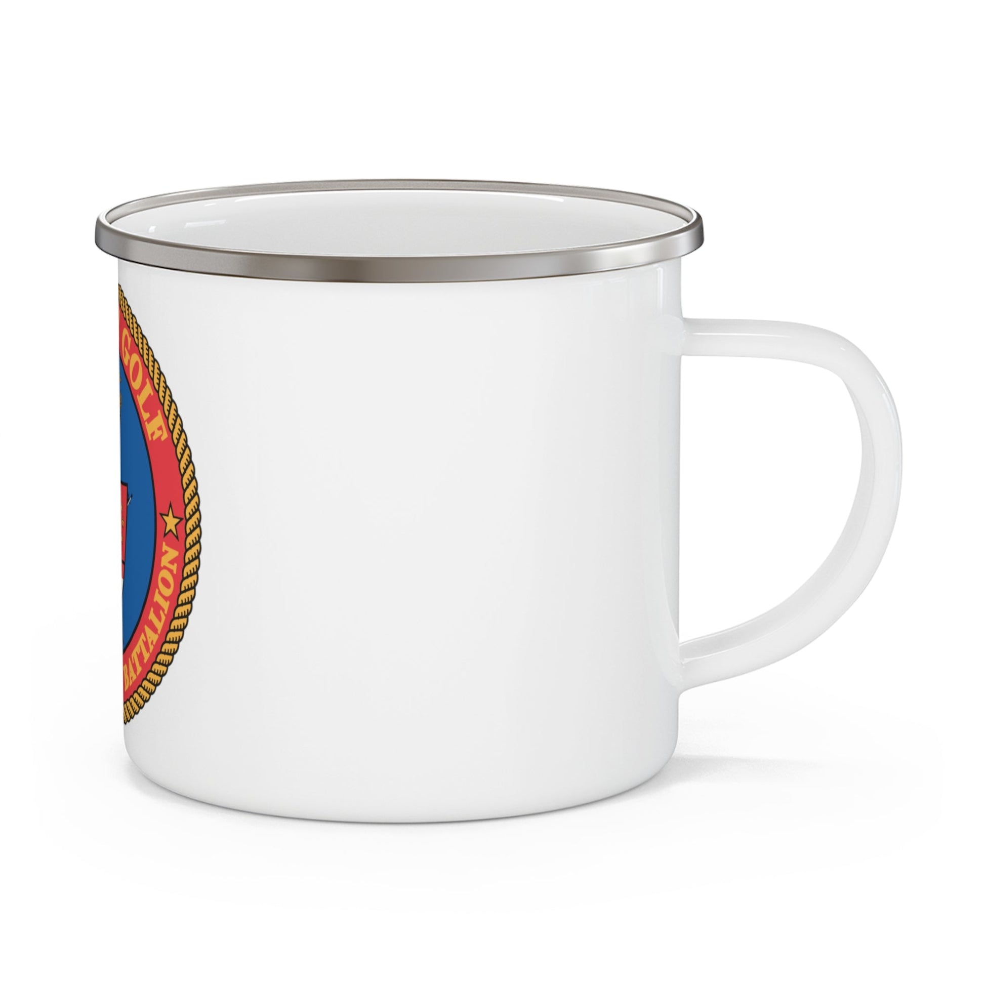 Company Golf (USMC) Enamel Mug-12oz-The Sticker Space