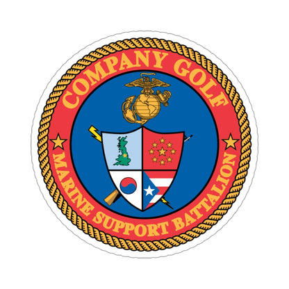 Company Golf (USMC) STICKER Vinyl Die-Cut Decal-5 Inch-The Sticker Space