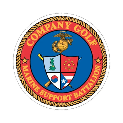 Company Golf (USMC) STICKER Vinyl Die-Cut Decal 6 Inch - The Sticker Space