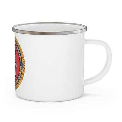 COMPANY H MARINE (USMC) Enamel Mug-12oz-The Sticker Space