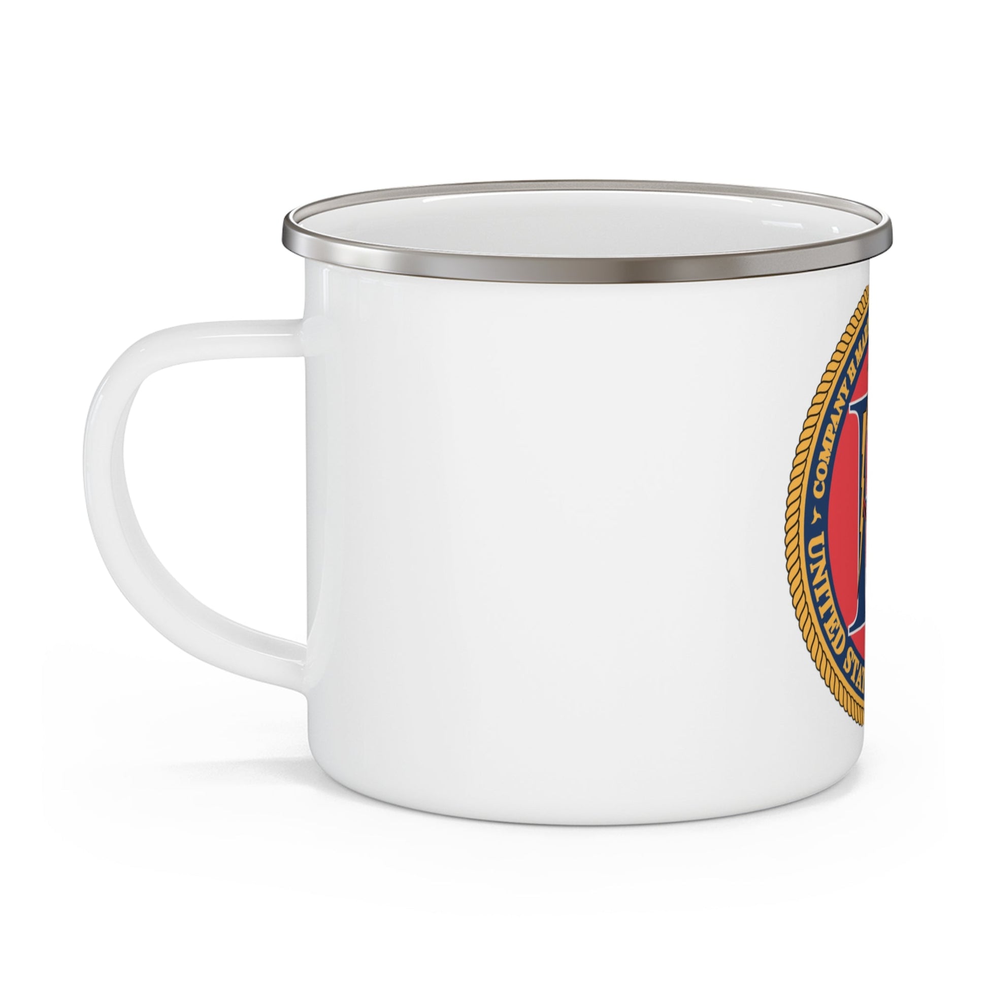 COMPANY H MARINE (USMC) Enamel Mug-12oz-The Sticker Space