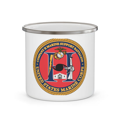 COMPANY H MARINE (USMC) Enamel Mug-12oz-The Sticker Space