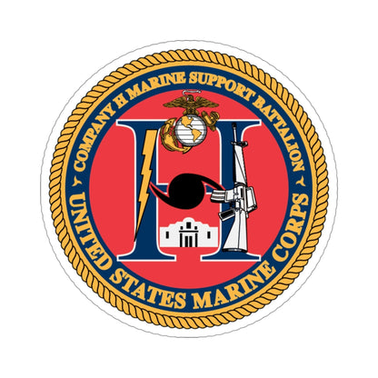 COMPANY H MARINE (USMC) STICKER Vinyl Die-Cut Decal-4 Inch-The Sticker Space