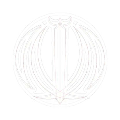 Comparision of Emblem of Iran (Iran) (Coat of Arms) STICKER Vinyl Kiss-Cut Decal - The Sticker Space