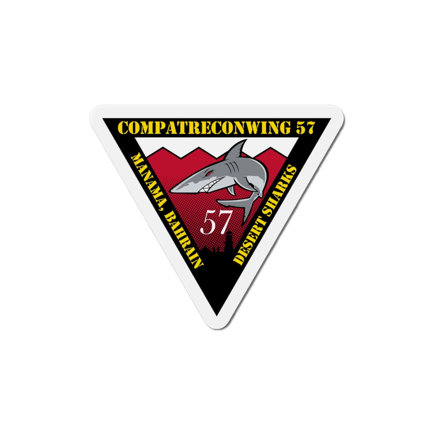 COMPATRECONWING 57 Commander Patrol and Reconnaissance Wing 57 (U.S. Navy) Die-Cut Magnet-4" x 4"-The Sticker Space