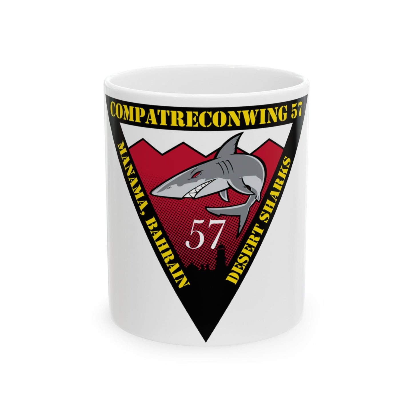 COMPATRECONWING 57 Commander Patrol and Reconnaissance Wing 57 (U.S. Navy) White Coffee Mug-11oz-The Sticker Space