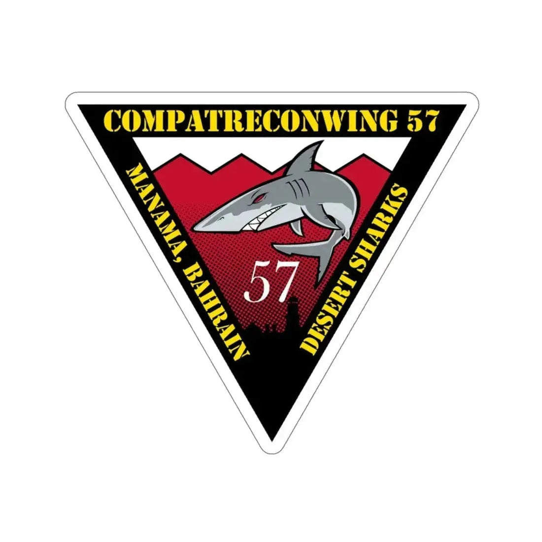COMPATRECONWING 57 Commander Patrol and Reconnaissance Wing 57 (U.S. Navy) STICKER Vinyl Die-Cut Decal 5 Inch - The Sticker Space