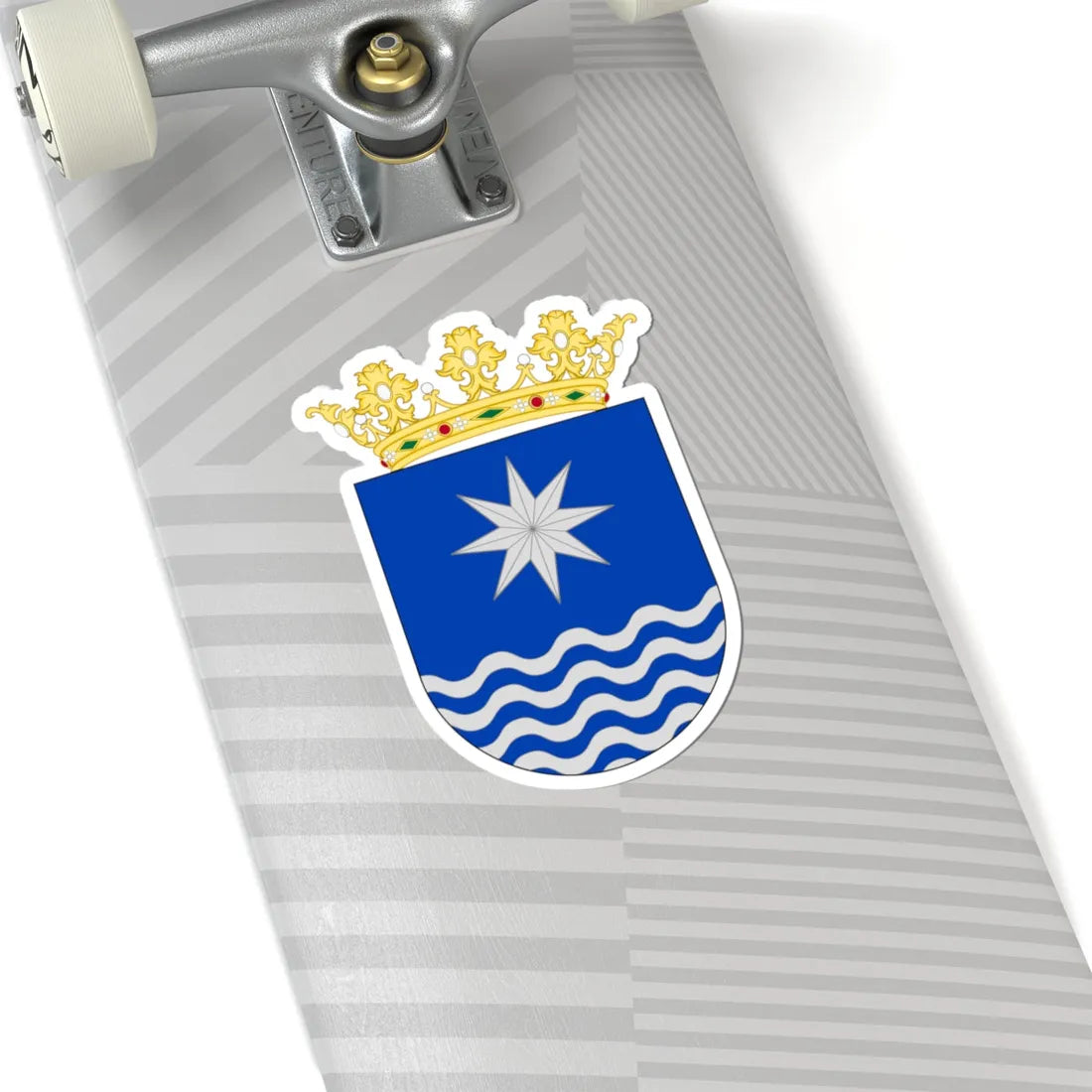 Compostela Old Shield (Costa Rica) (Coat of Arms) STICKER Vinyl Kiss-Cut Decal - The Sticker Space