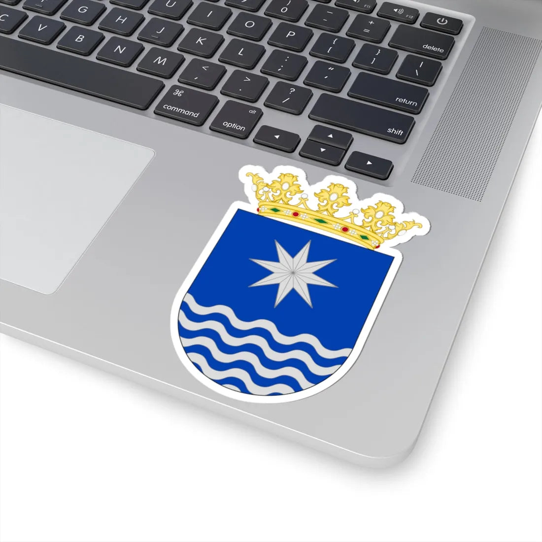 Compostela Old Shield (Costa Rica) (Coat of Arms) STICKER Vinyl Kiss-Cut Decal - The Sticker Space