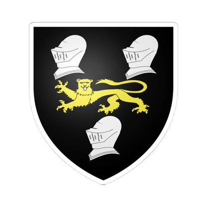 Compton (England) (Coat of Arms) STICKER Vinyl Kiss-Cut Decal 4 Inch White - The Sticker Space