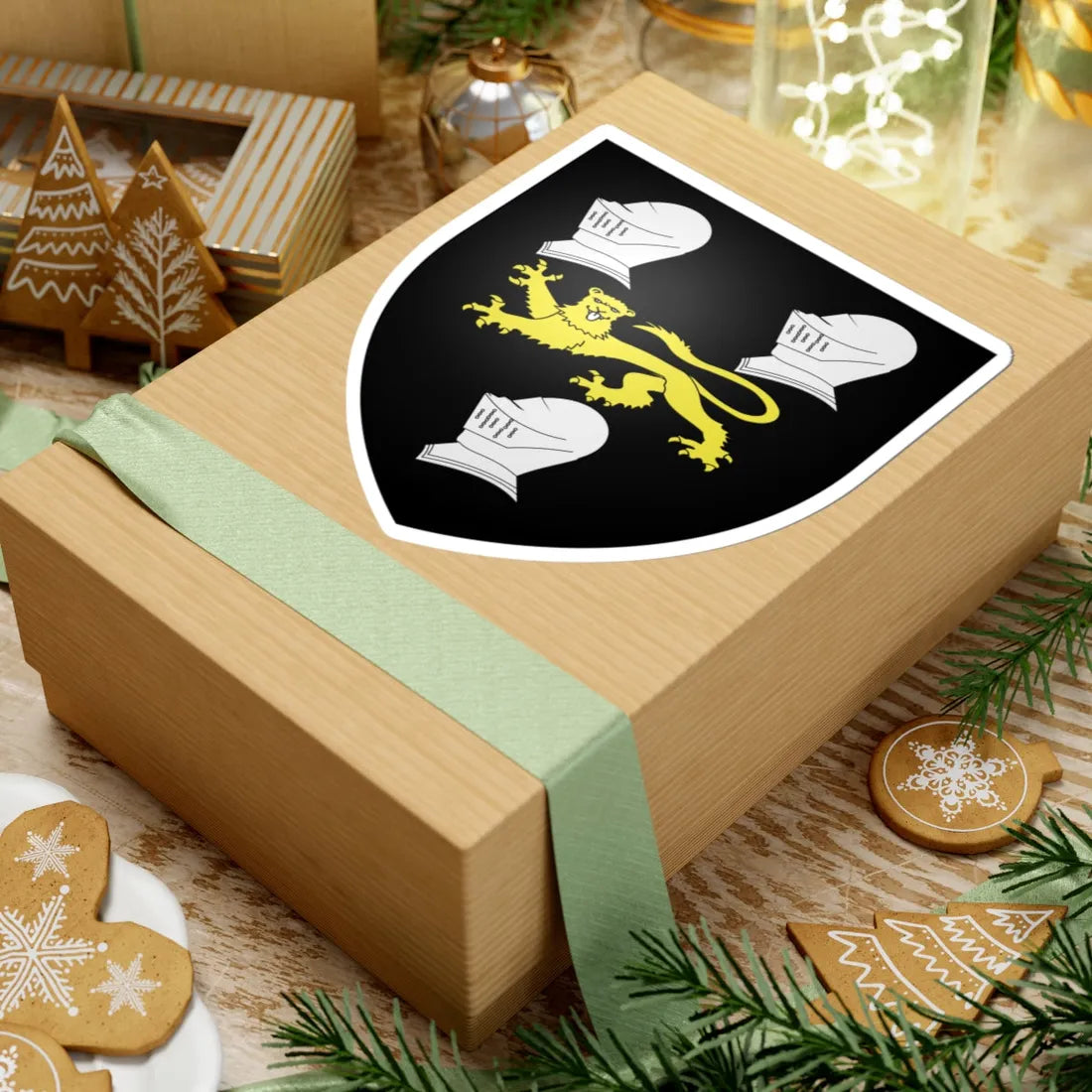 Compton (England) (Coat of Arms) STICKER Vinyl Kiss-Cut Decal - The Sticker Space