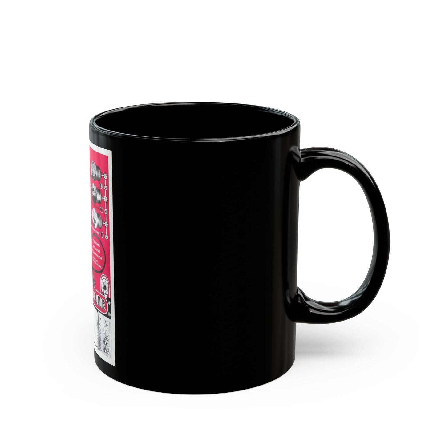 COMPUTER GAME 1973 Movie Poster - Black Coffee Mug-The Sticker Space