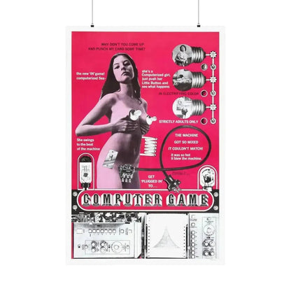 COMPUTER GAME 1973 - Paper Movie Poster 36" x 54" Matte - The Sticker Space