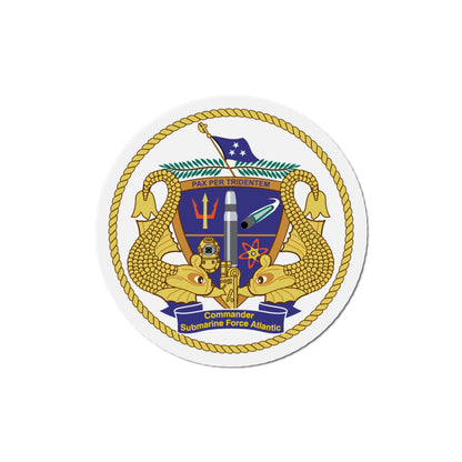 COMSUBLANT Atlantic Crest Commander Submarine Force Atlantic (U.S. Navy) Die-Cut Magnet-The Sticker Space