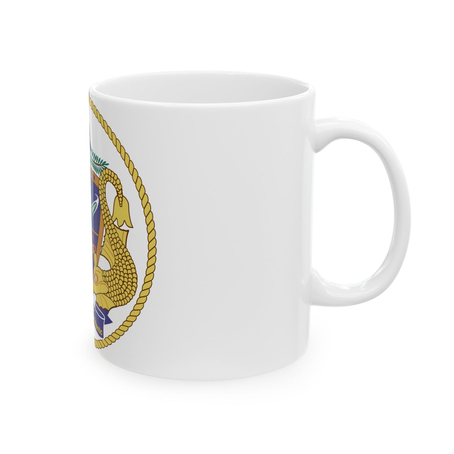 COMSUBLANT Atlantic Crest Commander Submarine Force Atlantic (U.S. Navy) White Coffee Mug-The Sticker Space