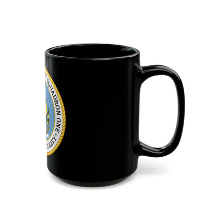 COMSURFDEVRON (U.S. Navy) Black Coffee Mug-The Sticker Space