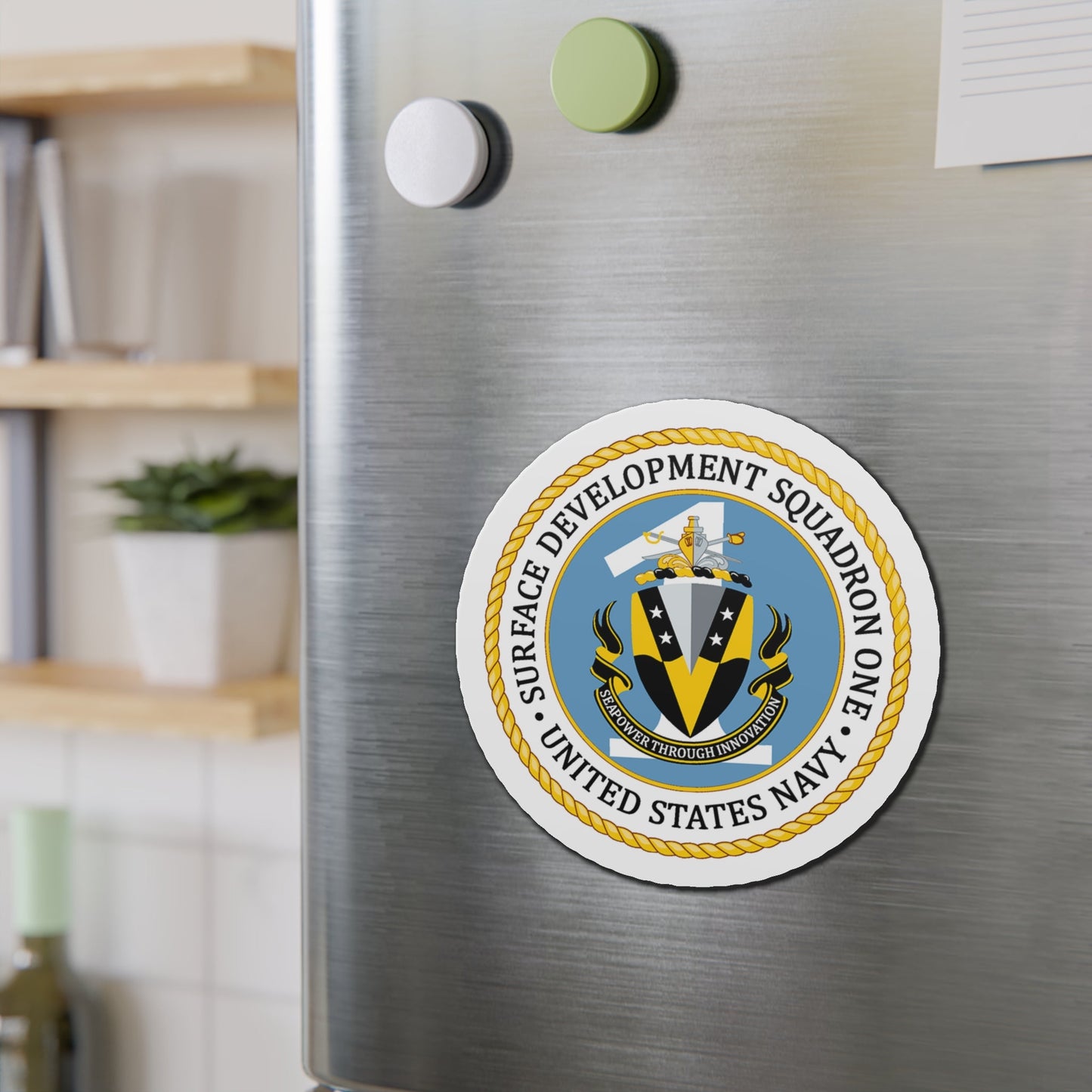 COMSURFDEVRON (U.S. Navy) Die-Cut Magnet-The Sticker Space