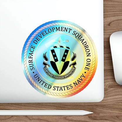 COMSURFDEVRON (U.S. Navy) Holographic STICKER Die-Cut Vinyl Decal-The Sticker Space