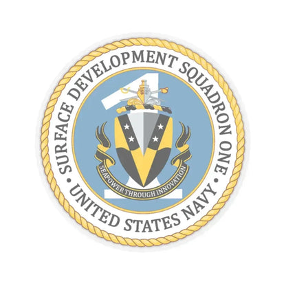 COMSURFDEVRON (U.S. Navy) STICKER Vinyl Kiss-Cut Decal 2 Inch Transparent - The Sticker Space